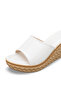 Phoebe Amara Women's Heeled Slippers 00122110 White Patent Leather - 2