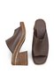Vela Sola Women's Heeled Slippers 0012340 Brown - 4
