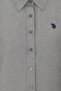 Women's Anthracite Long Sleeve Basic Shirt 50249850-Vr006 - 6