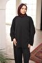 Black Tunic Trouser Suit - 4
