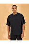 Men Black Lounge Crew Neck T-Shirt