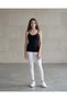 Senior Girls 2 Pack White And Black Cotton Vests - 3