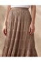 Women Brown Pleated Skirt - 4