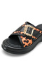 Talitha Serena Women's Slippers 00121023 Black Leopard - 2