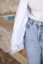 Gray Kangaroo Pocket Three Yarn Cardigan - 4