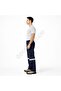 Work Trousers 16/12 P Cotton g Gabardine Work Trousers 5 Ce Pocketed Light Thin Fabric Gray and Navy Blue - 5