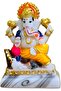 Divine Design Ganesh Ji – Exquisitely Crafted Marble Dust Idol of Wisdom and Auspicious Beginnings-11cm height