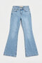 بنطلون جينز نسائي Ice 4s6-3 Mid Rise Flare Fit مرن Fabric دنيم - 4