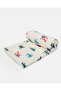 Baby Boys White Allover Print Flannel Blanket - 4