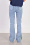 Women's Flared Jean Pants - Blue Kar Y. - 5