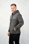 New Season Coated Hooded Men's Fleece Jacket - 2