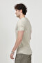 Men's Crew Neck Basic 100% Cotton T-Shirt Beige - 26Y 2735 - 6