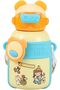 Stainless Steel Kids Water Bottle - Leak Proof, Vacuum Insulated with Straw, BPA Free, Hot &