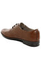 Men's Minimalist Derby Shoes in Dark Brown - 3