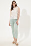 Women's Turquoise Jean Trousers 50246475-Vr093 - 3