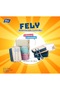 Titiz Two-Tier Fely Nutrition Container with Fork and Spoon