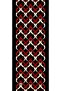 Geometric Patterned Red Soft Cotton Shawl - 2