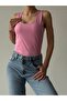 Basic Blouse with Thick Straps - 3
