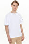 Men's White Oversized Crew Neck T-Shirt 50252132-Vr013 - 3