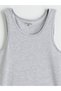Gray U-Neck Men's Undershirt 3-Piece Set - 8