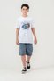 Ön Orta Printed Double-Legged Boy's Shorts - T-Shirt Set