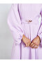Lilac Balloon Sleeves A-Line Maxi Dress - 3
