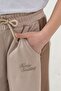Keep Smiling Embroidered Sides Paneled Girls' Sweatpants - 4