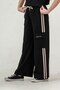 Cargo Pocket Pocket Cover Sporty & Chic Embroidered Girls' Sweatpants with Side Piping Stripes - 4