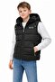 Boy's Nova Fabric Removable Hooded Zipper Pocketed Transitional Puffer Vest - 6