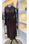 Pocket Detail Hooded Chanel Linen Pardesü 39504 Brown - 3