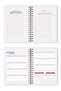 A5 Spiral Weekly Planner Agenda with Unlimited-Motivational Pages - 5