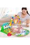 Music Lighting Portable Lightweight Soft Comfortable Piano Gym Fitness Mat For Baby