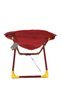 Kids Moon Chair – Foldable Padded Saucer Chair for Toddlers & Children-Red - 3