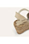 Women's Beige Color Wedge Heeled Leather Sandals - 2