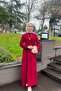 Tesettür Sehra Long Dress Red