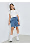 Girls Denim Shorts with Bow Detail - 2