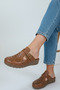 Orthopedic Genuine Leather Mother Slippers Suitable for Heel Spurs and Bone Protrusions - 4