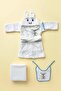 Giraffe Cream 100% Cotton Baby Bath Set - 7