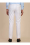 Men White Slim Fit Formal Trousers - 4