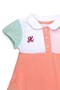 Baby Girl Colorful Polo Neck Jumpsuit Summer Cotton Baby Jumpsuit Shorts Jumpsuit - 3
