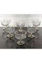 6 Pieces Magnolia Bowl & Ice Cream Bowl & Sugar Bowl & Snack Bowl with Glass Legs and Gold Detail 9 cm 250 ml