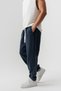 Men's Washable Baggy Sweatpants with Elastic Waist and Elastic Cuffs at the Legs - 4