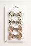 Polka Dot Pcs Bowknot Baby Kids 4-Piece Clip Buckle - 3