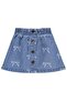 Bowknot Embellished Jeans Skirt 6-18 Months - Blue 6-9 Months