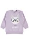 Little Bunny Printed 6-18 Months Sweatshirt - Lilac 6-9 Months