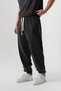 Men's Washable Baggy Sweatpants with Elastic Waist and Elastic Cuffs at the Legs