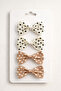 Polka Dot Pcs Bowknot Baby Kids 4-Piece Clip Buckle