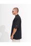 Men's Extra Basic Black Oversized T-Shirt - 7