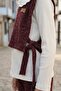 Girl's Lace Collared Sweater Top and Bottom Set - 2