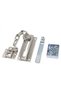 (Krom) Iron Window Safety Chain Sliding Door Lock Steel Door Safety Chain Lock - 6